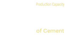 Cement production capacity